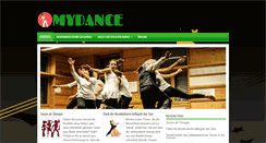 Desktop Screenshot of mydance.ch